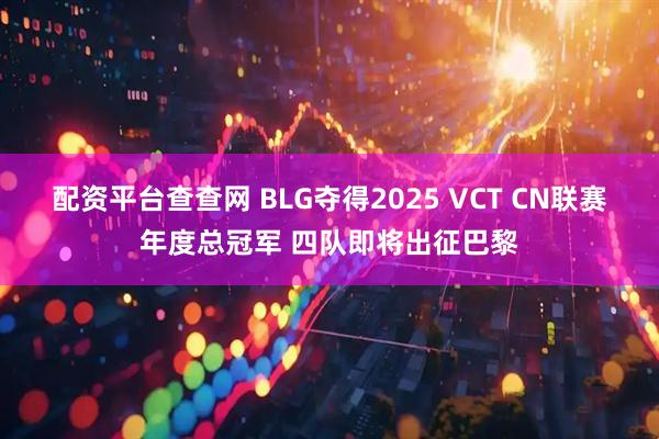 配资平台查查网 BLG夺得2025 VCT CN联赛年度总冠军 四队即将出征巴黎