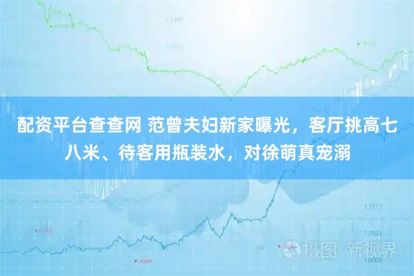 配资平台查查网 范曾夫妇新家曝光，客厅挑高七八米、待客用瓶装水，对徐萌真宠溺