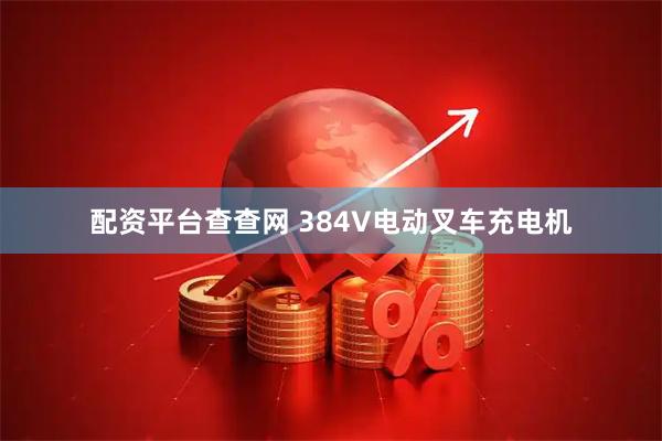 配资平台查查网 384V电动叉车充电机