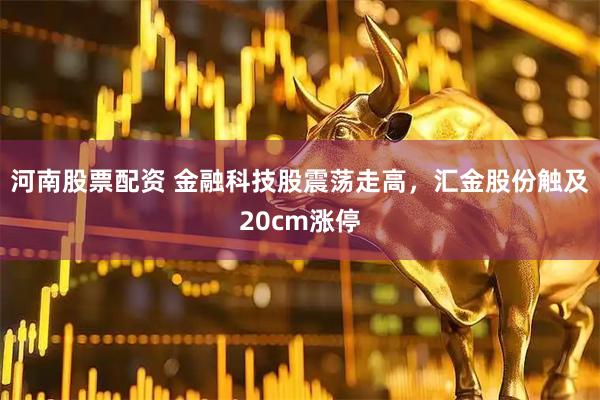 河南股票配资 金融科技股震荡走高，汇金股份触及20cm涨停