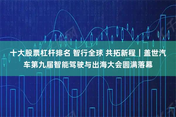 十大股票杠杆排名 智行全球 共拓新程｜盖世汽车第九届智能驾驶与出海大会圆满落幕