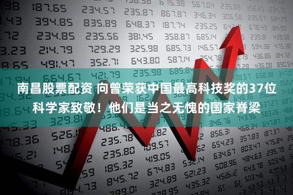 南昌股票配资 向曾荣获中国最高科技奖的37位科学家致敬！他们是当之无愧的国家脊梁